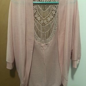 Light pink cardigan